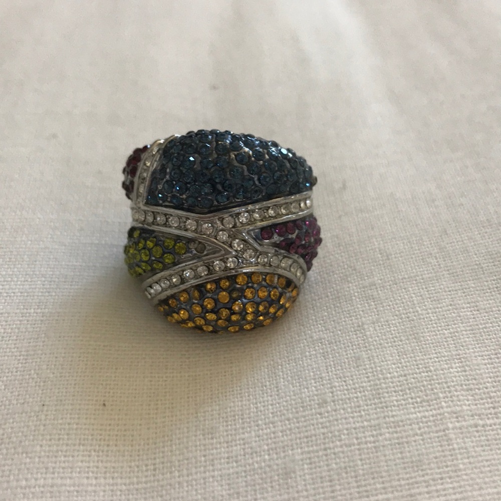 Multi Stone Large Ring - image 5